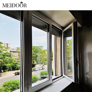 Cửa sổ ban công cách âm thiết kế đơn giản kính Pháp 4 tấm cửa sổ hướng ra ngoài với lưới an ninh - Product Image 6