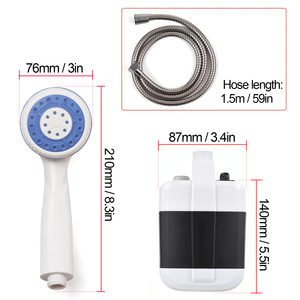 <b>Portable</b> Camping <b>Shower</b> Outdoor USB Rechargeable <b>Shower</b> Pump for Camping Car Washing Gardening Pet Cleaning - Product Image 4