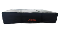 Tente SUV 4x4 quatre saisons à montage rapide, imperméable, avec poteaux en aluminium, double couche, une chambre, un salon, toile universelle