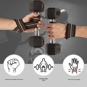 Al por mayor 2025 Muñequera de fitness personalizada ajustable para culturismo y gimnasio, correas de soporte para entrenamiento y levantamiento de pesas - Product Image 4