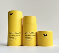 Bâton de crème solaire recyclable dans un emballage en papier biologique Conteneur rond en gros de déodorant Tube en papier de bouteille de parfum avec logo personnalisé