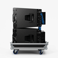 Enceinte Line Array Professionnelle TTL 55 3 Voies Double 12 Pouces 143 dB SPL Max DSP Allemagne FIR Amplifiée Audio Scène CE