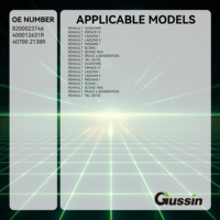 Nouveau capteur TPMS Gussin 433,92 MHz pour système de surveillance de la pression des pneus Renault, référence OE 8200023746 400012631R 407002138R, durée de vie 5 ans