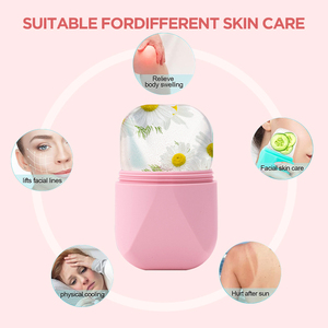 Rouleau de <span class=keywords><strong>massage</strong></span> facial et oculaire en silicone pour glaçons, outil de soin de la peau, vente chaude - Product Image 6