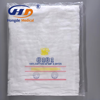 Gasa médica absorbente de HD-805, gasa blanqueada zig-zag o rollo de gasa tipo almohada, rollo jumbo para uso hospitalario y doméstico