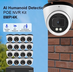 Top bán NVR Kit 16 kênh CCTV Kit 16CH Camera An Ninh WDR 8MP 4k thông minh ai ngoài trời Home an ninh Hệ thống ghi âm - Product Image 2