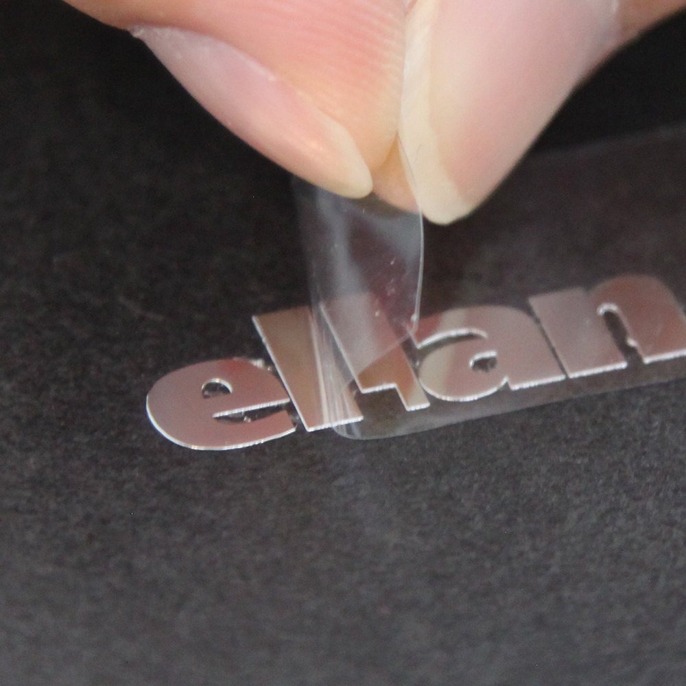 Изготовленные на заказ водонепроницаемые Прозрачные 3D-наклейки с логотипом для переноса металла, самоклеящиеся, Золотой Металл, никель, электроформование, этикетка с логотипом