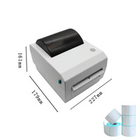 Impresora térmica de etiquetas autoadhesivas de 110mm para pequeñas empresas, máquina inalámbrica para hacer etiquetas Bluetooth