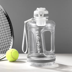 Customizable Luxury Motivational-Water-<strong>Bottle</strong> Reusable Clear Large Capacity 1.5 Liter <strong>2Ltr</strong> 2000 ml Plastic Water <strong>Bottle</strong> - Product Image 1