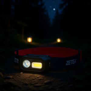 Linterna Frontal Zetex de 300 Lúmenes LED Recargable para Uso en Exteriores - Product Image 3