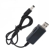 Nouvelle tendance 5.5*2.1mm Jack Step Boost fil câble 5V 12V DC Extension convertisseur de puissance PVC tresse pour Wifi routeur Modem USB DC