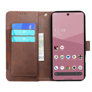 Étui de téléphone en cuir PU avec porte-cartes pour Sharp Wish2 Zero 2 Zero V6 Leitz Phone 3 R 5G Compact R3 R2 Housse de téléphone portable - Product Image 5