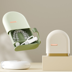 Pull Out Braces Storage Box Portable Sealed Case For Adults And Children Orthodontic Teeth Aligner Holder White Cream Green Pink - Product Image 4