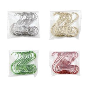 Gantungan hiasan kawat logam untuk rumah, dekorasi pohon Natal nyaman menggantung gantungan dalam kotak kemasan - Product Image 2