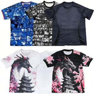 Высококачественная Молодежная футбольная майка в японском стиле, в стиле аниме, настраиваемая Футбольная форма с сублимационной печатью, с именем логотипа - Product Image 1