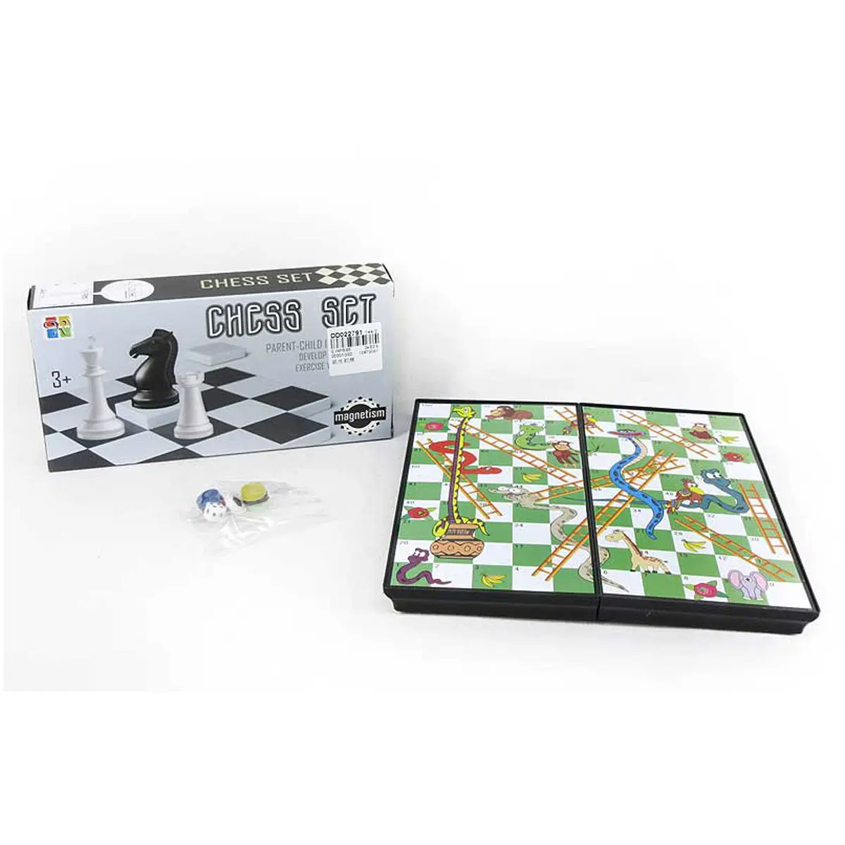 Jinming Hot Sell Educational Magnetic Snake Chess Set Board Games Chess for Kids