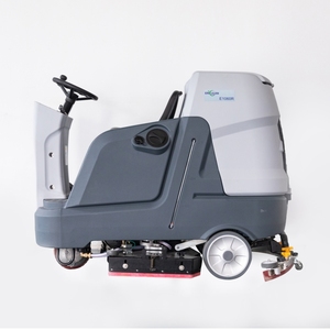 Los grandes fregadores de piso de conducción se utilizan en aeropuertos, estaciones, centros comerciales y estacionamientos Fregador eléctrico de doble disco - Product Image 5