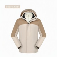 Veste imperméable à coque rigide 3 en 1 personnalisable avec doublure amovible pour les vendeurs B2B en gros et les marques de commerce électronique