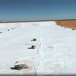 Özelleştirilmiş su geçirmez ve anti sızıntı kısa elyaf dokuma olmayan iğne delinmiş geotekstil yol bakım