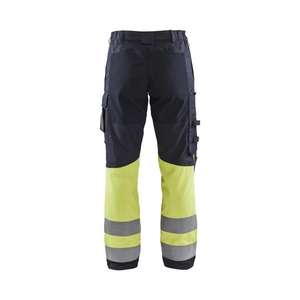 Blaklader-718715128933C48กางเกงทำงานสำหรับผู้หญิงพร้อมชุดกันไฟสีฟ้า/เหลือง - Product Image 2