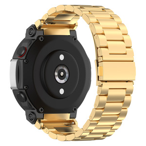 Bracelet en métal pour Huami <span class=keywords><strong>Amazfit</strong></span> <span class=keywords><strong>T</strong></span>-Rex2, connecteur en métal pour Huami Watch <span class=keywords><strong>T</strong></span>-Rex2, remplacement de bracelet de montre en acier inoxydable - Product Image 2