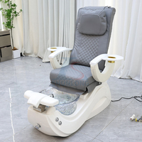 Équipement de salon de beauté moderne de luxe Chaise de manucure Massage électrique Spa des pieds Chaises de pédicure