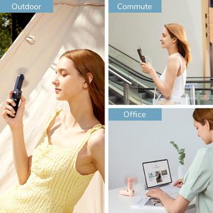 Mini Ventilador USB Recargable Portátil con 3 Velocidades, Control Táctil y Diseño Plegable para Uso en el Hogar y Hoteles - Product Image 4