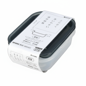 Four à micro-ondes noir Inomata 290ml, ensemble 2 pièces - Product Image 1