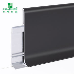 <span class=keywords><strong>Plinthe</strong></span> de sol en aluminium personnalisée, MOQ 2000 pièces, à fixation rapide, pour villa/hôpital, 250*80*11mm, accessoires pour <span class=keywords><strong>carrelage</strong></span> - Product Image 5