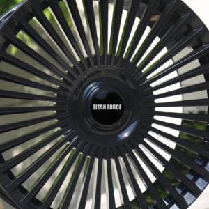 Rines TITAN de 19, 20, 21, 22 y 24 Pulgadas, 5x112, 5x120, 5x114.3, 5x130, Vossen S17, Ruedas Forjadas Negras para Land <span class=keywords><strong>Rover</strong></span>, <span class=keywords><strong>Range</strong></span> <span class=keywords><strong>Rover</strong></span>, AITO M9 - Product Image 4