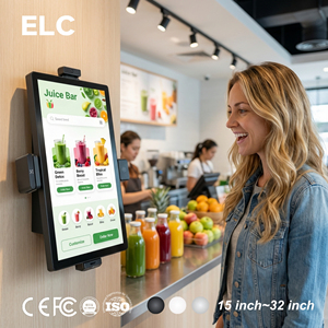Kioscos de Pago de Pared, Kiosco de Autoservicio con Pantalla Táctil Android, Alimentación por PoE, Kiosco de Pago sin Efectivo para Colgar en la Pared - Product Image 1
