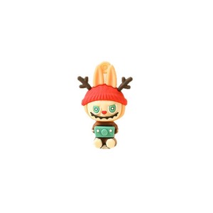 Ornements d'arbre de Noël en caoutchouc souple rouge vif, figurines 3D, décorations de fêtes pour accessoires de bricolage - Product Image 5
