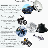 Kit de Conversión H4 para Harley Sportster, Dyna, Softail, Honda Shadow, Suzuki GN Series, Triumph Bonneville, Vehículos Ford Modificados