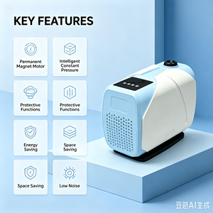 Pompe de surpression domestique <span class=keywords><strong>automatique</strong></span> intelligente à faible bruit et pression constante, auto-amorçante - Product Image 3