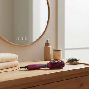 MNJ Electric Hair Brush Set 12Pcs Pink Round Brush For Styling And Blow Drying - Product Image 2