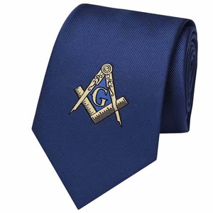 <span class=keywords><strong>Cravate</strong></span> en polyester jacquard de haute qualité Keer, logo de <span class=keywords><strong>marque</strong></span> célèbre, <span class=keywords><strong>cravate</strong></span> classique maçonnique - Product Image 4