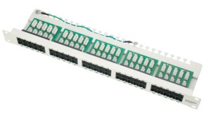 แผงแพทช์ปริมาณสูง Cat3พอร์ต50ชิ้นพร้อมแจ็คตัวเชื่อม RJ11 IDC 110 - Product Image 4