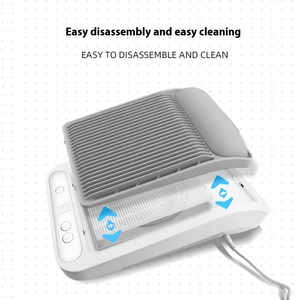 Aspirateur de poussière pour ongles de bureau 60W en plastique ABS, haute puissance, avec repose-main, outil de manucure et d'aspiration pour la beauté - Product Image 3