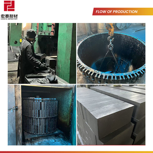 Brique de carbone anti-corrosion de haute qualité, résistance à la compression de 30 à 100 MPa, résistance à l'acide 98 % <span class=keywords><strong>H2SO4</strong></span> pour la réaction à l'acide phosphorique - Product Image 3