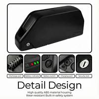 Batterie de vélo électrique au lithium 60V 20.8Ah (5200mAh) avec cellules 21700 et BMS 50A, connecteur XT60, étanchéité IP65, cellules de qualité A, montage sur tube diagonal - Stock RU