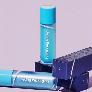 Customized Hot Selling Matte Frosted Colorful Hair Oil <b>Bottles</b> Cosmetic Airless Containers Airless <b>Pump</b> <b>Bottle</b> for Skincare - Product Image 3