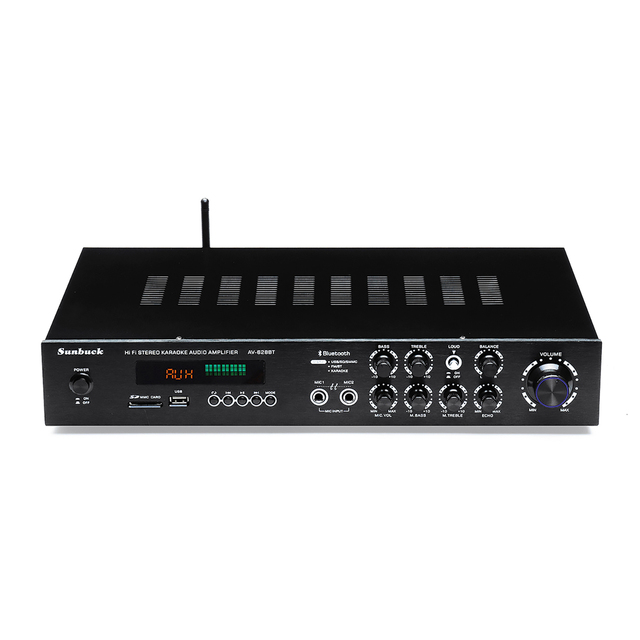 GAP-628BT 250W Professional Digital Echo Mixer Power Amplifier Karaoke Amplifier with BT Professional Stage Performance