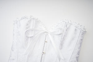 Nuovo Stile Corsetto Blusa Multicolore in Pizzo <span class=keywords><strong>Sexy</strong></span> Push-up Corsetto Vita Modellante Addome con Stecche Shapewear da Donna Bustier in Raso - Product Image 4