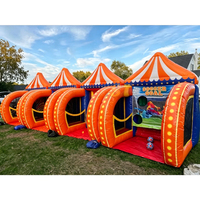Jeux Gonflables de Carnaval en PVC : Basket, Football, Tir et Fléchettes Personnalisables