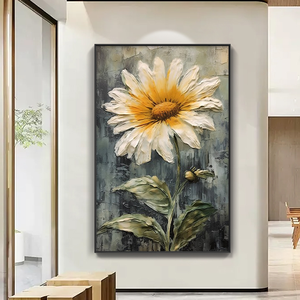 Allegro girasole tela di arte di fiori selvatici colorato energizzante decorazione della <span class=keywords><strong>cucina</strong></span> - Product Image 3