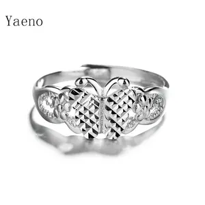 2020 Butterfly Design Lady Ring Pure Silver 925 Rings For Women With Zircon