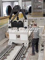 Máquina equilibradora de accionamiento final HUASHUN HG30000-PI para motores pesados, generadores, rodillos, turbinas y ejes
