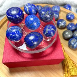 Sỉ buôn đá thạch anh <span class=keywords><strong>Lapis</strong></span> <span class=keywords><strong>Lazuli</strong></span> tự nhiên dạng viên tròn dùng trang trí và làm quà tặng - Product Image 6