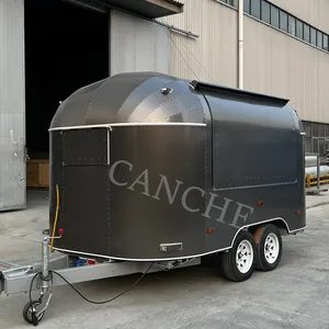 Camion de restauration mobile en acier inoxydable givré Canche pour camping, à vendre - Product Image 3