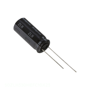 Condensador Original 50ZLH330MEFC10X23 330 uF de Aluminio con Orificio Pasante, 330UF 20% 50V, Tipo TH Radial - Product Image 1